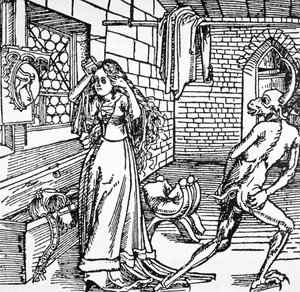 El Diablo y la Coqueta, copia de una ilustración de 